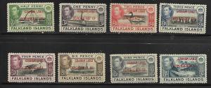 FALKLAND ISLANDS    2L1-2L8   MNH  GRAHAM LAND