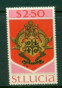 St Lucia 1970-73 QEII Pictorial $2.50 MUH