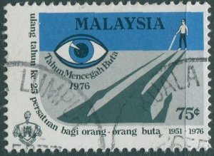 Malaysia 1976 SG159 75c Blind Man and shadow FU