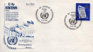 United Nations Geneva, First Day Cover