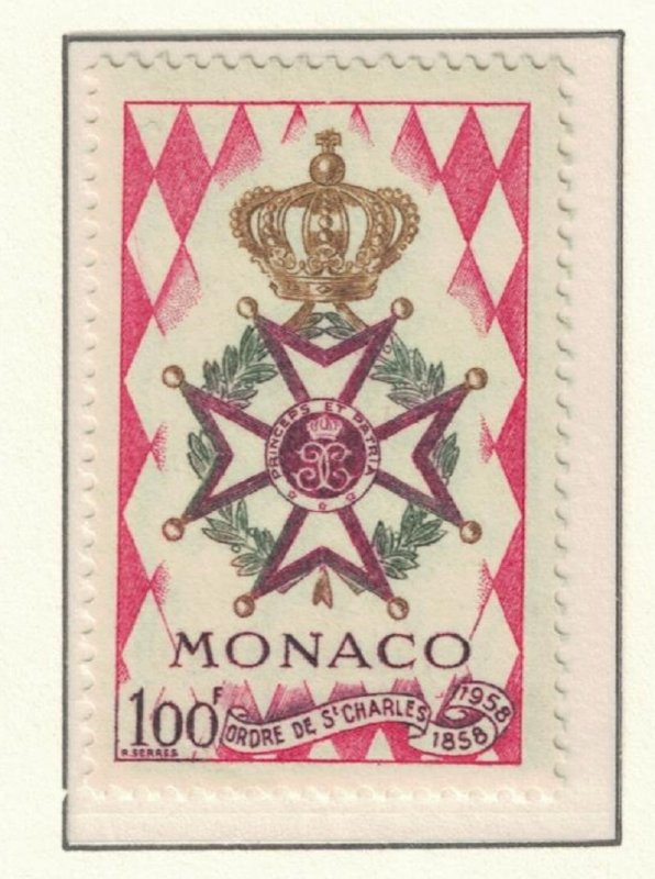 Monaco National Order of St Charles 1958 MNH SG#596