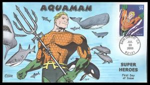 #4084h Aquaman Collins FDC