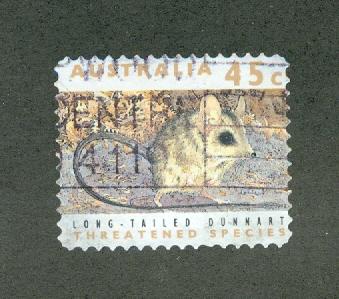 Australia #1235c Threatened Species, Long-tailed Dunnart - Used VG