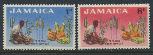 Jamaica  SG 201 -202 set   - Mint Hinged    -  see scan and details