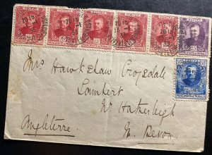 1933 Monte Carlo Monaco Royal Hotel Cover To Devon England