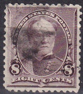 US #225  F-VF Used CV $17.00 (SU7953)