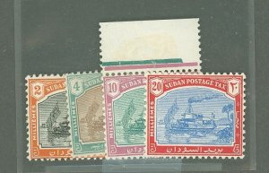 Sudan #J12-J15 Unused Single (Complete Set)