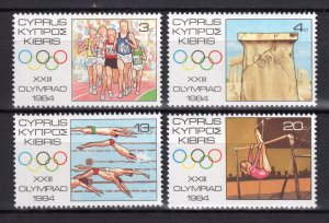 CYPRUS 1984 LOS ANGELES OLYMPIC GAMES MNH