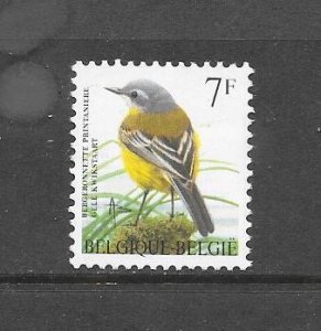 BIRDS - BELGIUM #1660 MNH