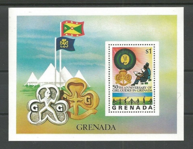 1976 Scout Girl Guides Grenada 50th anniversary SS