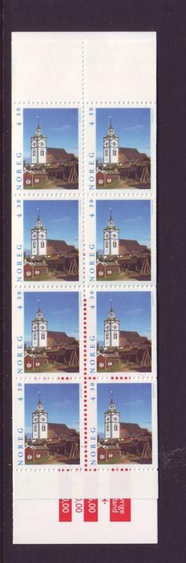 Norway Sc 1156a 1997 Lighthouse stamp booklet mint NH