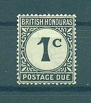 British Honduras sc# J1 mh cat value $3.25