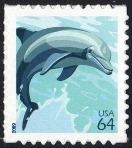SC#4388 64¢ Dolphin Single (2009) SA