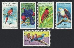 Senegal Fish Eagle Bee-eater Turaco Bishop Roller Birds 5v 1960 MNH SG#234-238