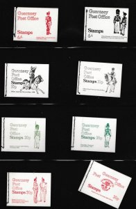 Guernsey Bulk Lot of 42 Different Complete Booklets