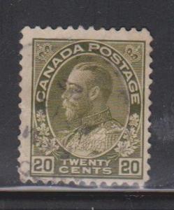 CANADA Scott # 119 Used - KGV Admiral Issue