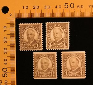 684, 685, 686, 687 MNH, F/VF, set of 4