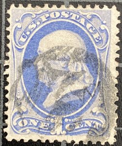 US Stamps- SC# 134 - Used - Double H Grill - SCV =   $350.00