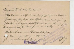 Austria 1905 Zittau Cancel  Stamps Card ref R 19436