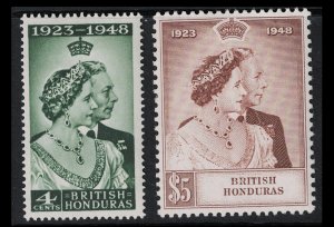 British Honduras SC# 129 - 130 Mint Light Hinged - S18323