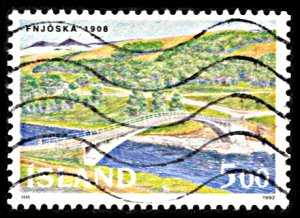 Iceland 754, used, Bridge