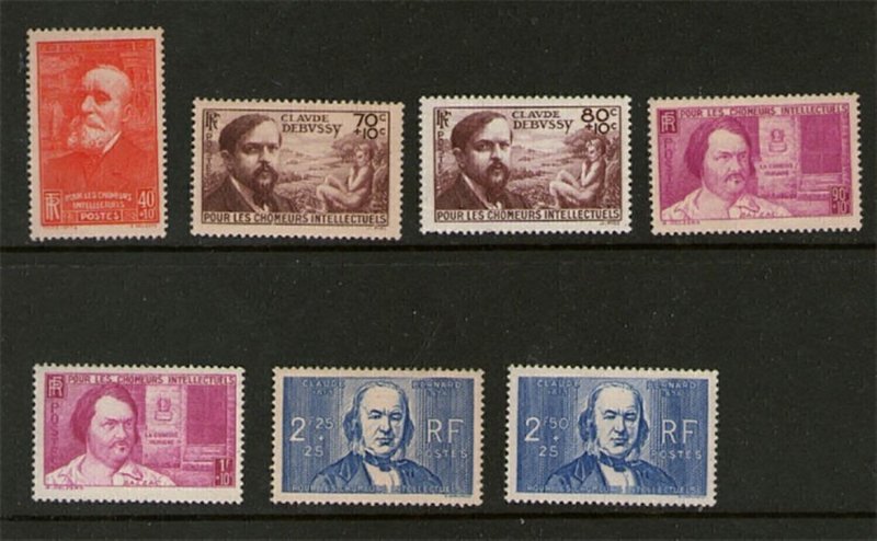 France 1939 Sc B86-89A MH