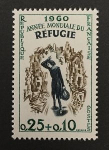 France 1960 #B340, World Refugee Year, MNH.