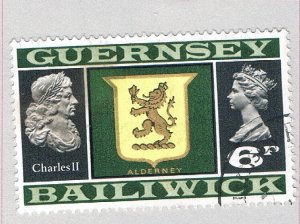 Guernsey 50 Used Arms of Alderney 1 1971 (BP66521)