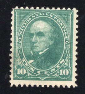 USA 1895 10¢ Webster - OG MNH  - SC# 273 - Cats $260.00  (ref# 239077)