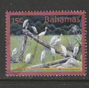 2004 Bahamas - Sc 1094 - used VF - 1 single - Harrold and Wilson Ponds