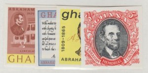 Ghana Scott #208-211 Imperf Stamps - Mint NH Set