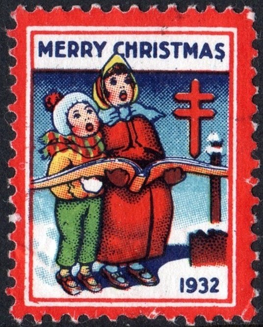 WX64 Christmas Seal (1932) Used/No Gum