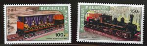 Madagascar Malagasy Scott C114-15 MNH**  1973 set SG 252-253