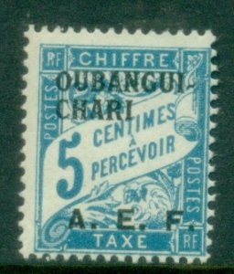 Ubangi-Shari 1928 Postage Due 5c MLH