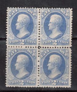 USA #O36 Mint Block 