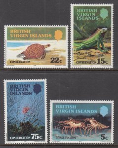 British Virgin Islands 246-249 MNH VF