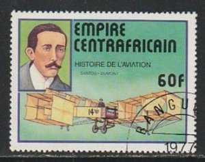 1977 Central African Rep - Sc 298 - used VF - 1 single - History of aviation