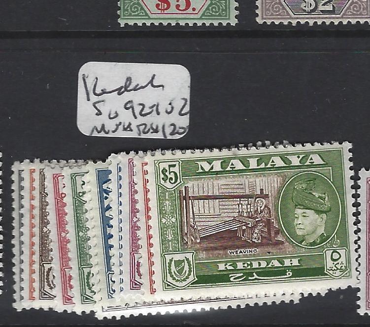 MALAYA KEDAH  (PP2303B) SULTAN SG 92-102  MNH