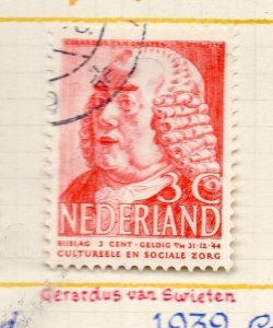 Netherlands 1938 Early Issue Fine Used 3c. NW-159044