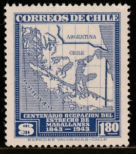 CHILE 237 CENTENARY OF THE OCCUPATION OF THE STRAIT OF MAGELLAN. MNH VF. (304)