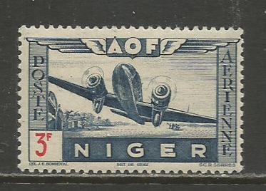 Niger #C9  MHR  (1942)  c.v. $0.70