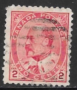 Canada 90: 2c Edward VII, used, F-VF