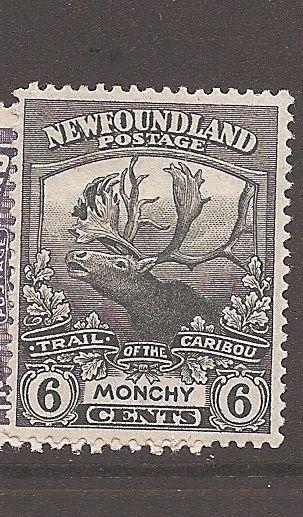 Newfoundland Caribou 6c SG 135 MOG (1cgi)