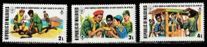 #428-30 Maldives Islands Mint OGNH Boy Scouts