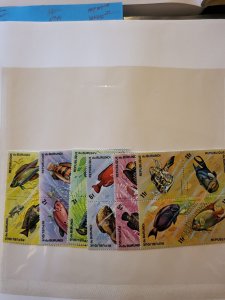 Stamps Burundi 449-554 nh