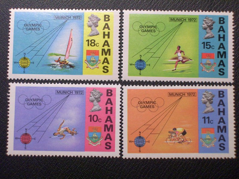 Bahamas Scott #335-338 mnh