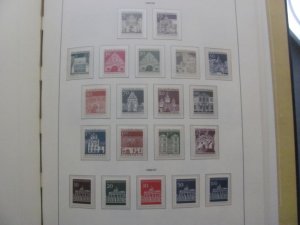 GERMANY MNH 1949-1972 (4) LIGHTHOUSE & SCHAUBEK ALBUMS COMPLETE  SIGNED (38)