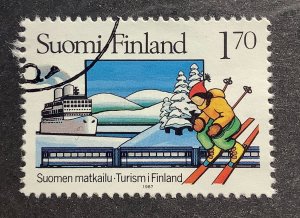 Finland 1987 Scott 748 used - 1.70mk,  Centenary of Finnish Tourist Office