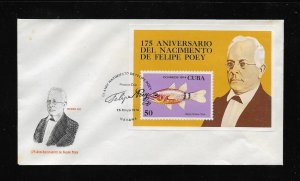 FISH - CUBA #1899 FDC FELIPE POEY