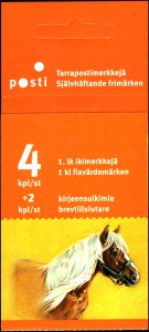 Finland #1239, Complete Set, Unexploded Bklt, 2005, Horses, Never Hinged